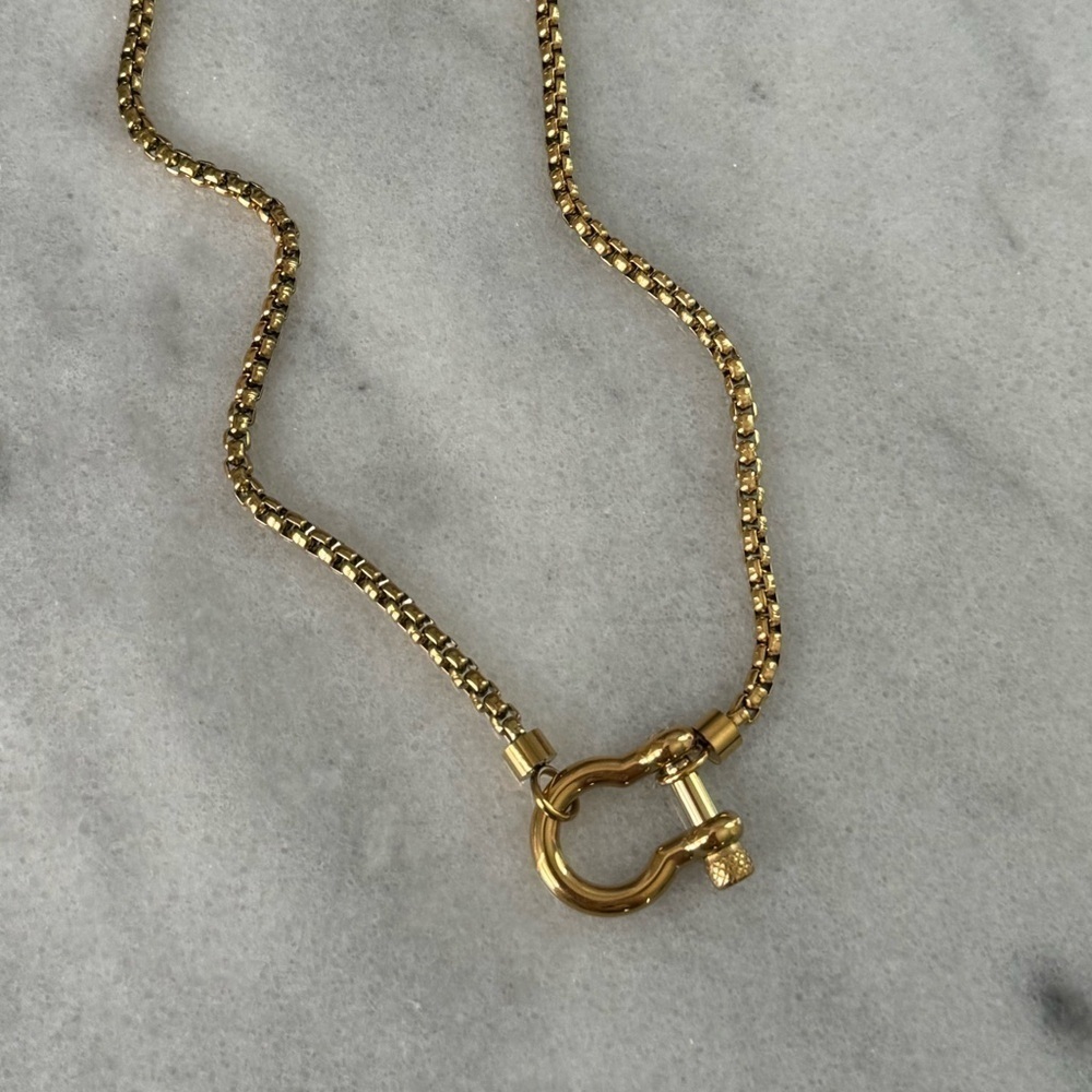 COPY - Gold Chunky Horse Bit Chain Necklace
Brand New - Picture 1 of 4